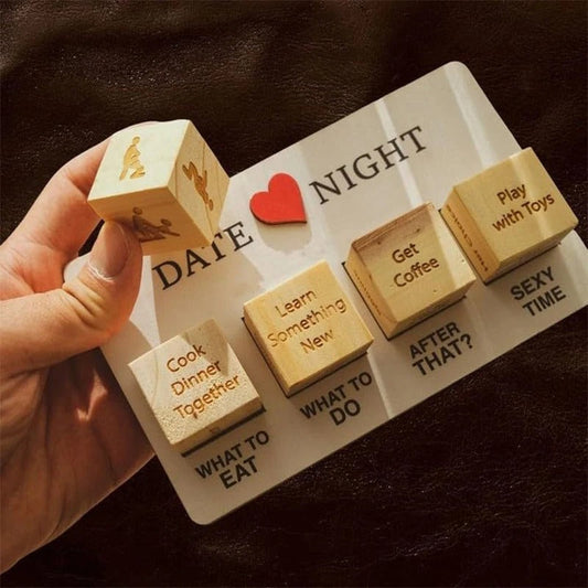 Wooden Date Night Dice