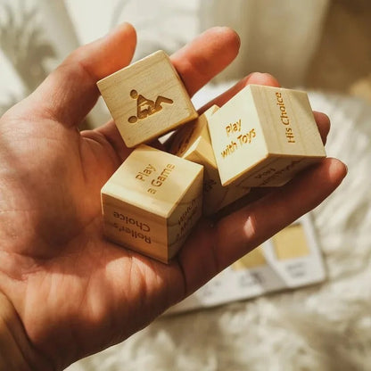 Wooden Date Night Dice